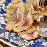 三軒茶屋 - 本気のアジフライ　断面