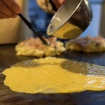 大正お好み屋 ままま - ※ 他の方の 「豚ぺい焼き」 包むんやろ？