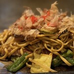 大正お好み屋 ままま - 「沖縄そばの醤油味焼きそば」  ദ്ദി˙◡･)うめぇーー！