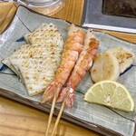 くろちゃん - 鉄板焼 塩焼き盛り合わせ