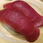 グルメ廻転寿司　まぐろ問屋　三浦三崎港 - 三崎めばちまぐろ赤身。