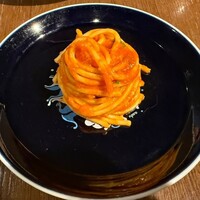 biodinamico - トスカーナの辛いトマトパスタ　取り分けました