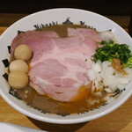 NIBOSHI MANIA - ベニズワイガニ・ニボプレッソ 1200円＋うずら味玉100円