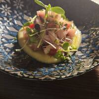 鮮魚とキヌアのセビーチェ　タッブーレ風