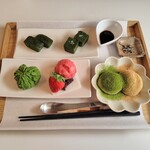 木下茶園 - 伊勢抹茶菓子プレート