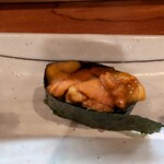 こだま寿司 - 実は、うに一貫、お願いしてました。500円でした。さすがに臭みもない、いい雲丹でした。