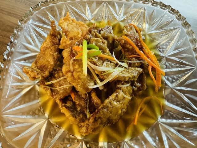 ὁΌῒ高山都の美食姿 3 4Ὴὺῧ ヘルシーな揚げ物なら「高野豆腐のから揚げ」です… モデル高山 都さん