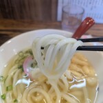 ひむか橘うどん - 麺がツルツル