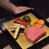 銀座 鉄板焼 向日葵 - ステーキ