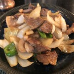 ぽけっとはうす - 3年前訪問時に食べた「いのししちゃんぷる〜」
