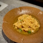 奈良 - 白魚の玉子とじ