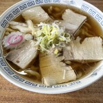食堂なまえ - 極太手打ちチャーシュー麺¥820