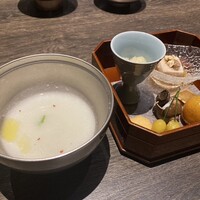 いせもん本店 - お椀と前菜