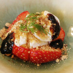 il tram - ブラータチーズ いちごとアーモンド