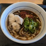なか卯 - 水餃子麻辣黒胡椒坦々うどん