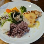 キッチン ブルー グローブ - 最後のワンプレート