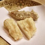 花いち - あおりいかと干いも天ぷら