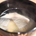 花いち - 船場汁（塩さばと大根）