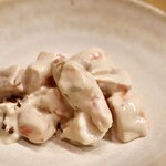 花いち - えびと柿の胡麻だれ