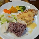 キッチン ブルー グローブ - みたびワンプレート