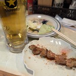 焼とりよっちゃん - ダルムだけで生は何杯でもイケる