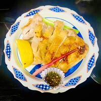 うなぎ割烹 大江戸 - 鶏の塩焼きです