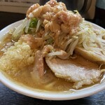 豚星。 - 小ラーメン(ニンニクアブラカラメ)