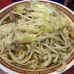 ラーメン二郎 目黒店 - 小W豚(全マシ)