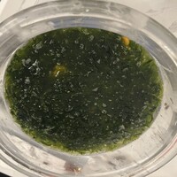 創作料理と宝石鍋しゃぶしゃぶ 宝泉 - アオサいっぱい投入