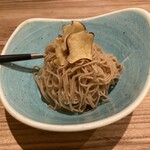 料理うめもと - モンブラン牛乳アイス