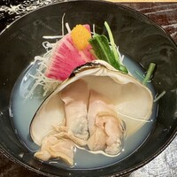 汐見 - 蕎麦がき汁