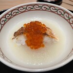 276830686 - ぐじと蕪の擦り流し いくら