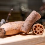 御料理 盈月 - 2024.12 静岡産麻機（あさはた）蓮根