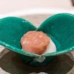 御料理 盈月 - 2024.12 無花果（いちじく）冷製汁粉