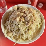 ラーメン二郎 - 2024年11月25日 ラーメン小 ヤサイアブラカラメ 総帥麺上げ