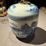 茶禅華 - 蟹の殻入れ用の壺