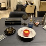 プレゼンテ スギ - カキ氷 ＝ 柿　氷　ほうじ茶シロップ