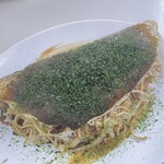 お好み焼き とんとん - 青のりの量がすごい