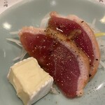 寿し処 春道 - 鴨スモーク　カマンベール