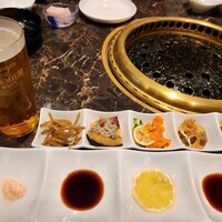 梨の家 五反田店 - 前菜５種とドリンク