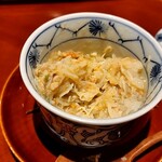 銀座 しのはら - 混ぜて食べる