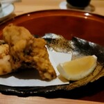 銀座 しのはら - フグの唐揚げ