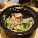 焼鳥割烹しょうちゃん - 締めの土鍋ご飯