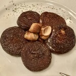 パセリ - 椎茸焼き