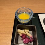 和食日和 おさけと - 食前ジュース　漬物