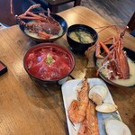 青木さざえ店 - 伊勢海老 あら汁