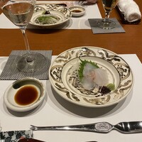 銀座 個室 蟹料理 わだつみ - ランチ会席　季節のお刺身