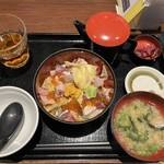 さかなさま - 海鮮ひつまぶし丼定食¥1,100