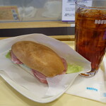 ドトールコーヒーショップ - 料理写真:ミラノサンドA&紅茶(840円)