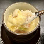鮨 箕輪 - カニの茶碗蒸し